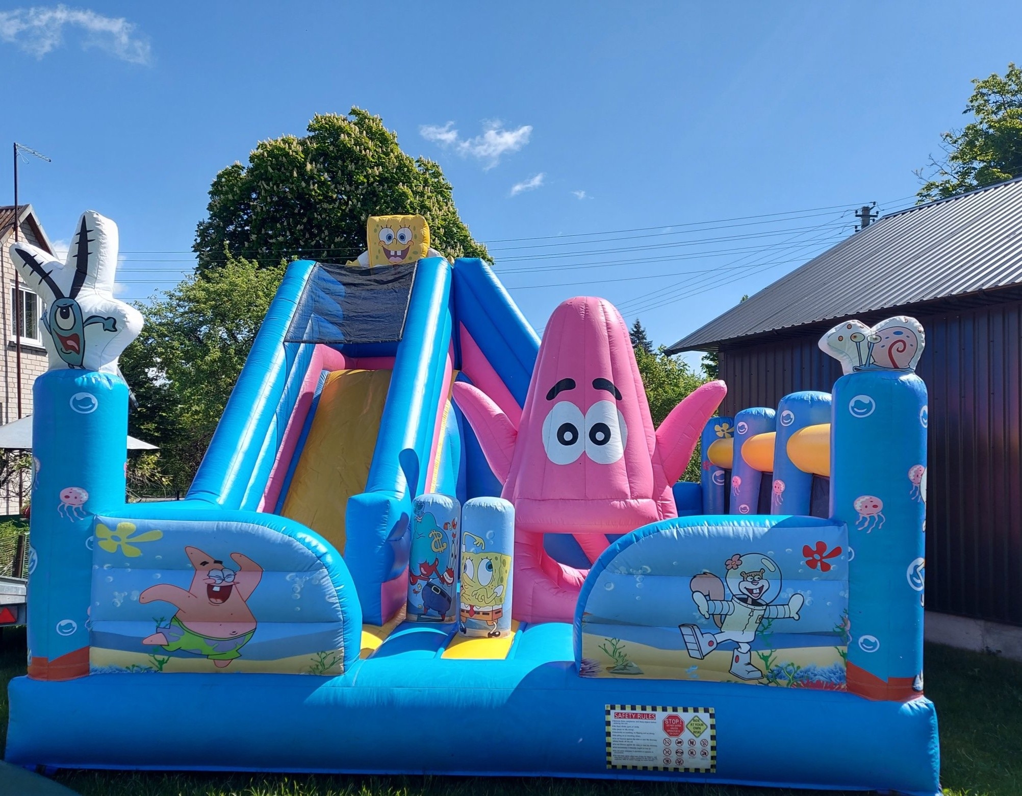 Hüpfburg Multiplay Spongebob 6x5x5m